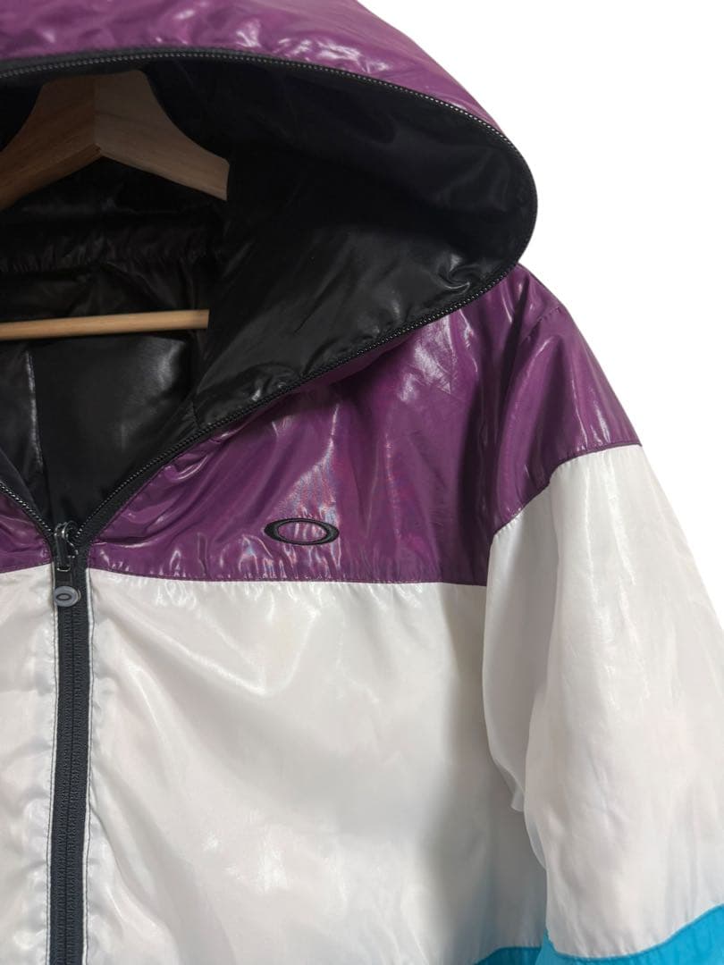 国内正規品 オークリー ゴルフ ダウンジャケット L リバーシブル OAKLEY