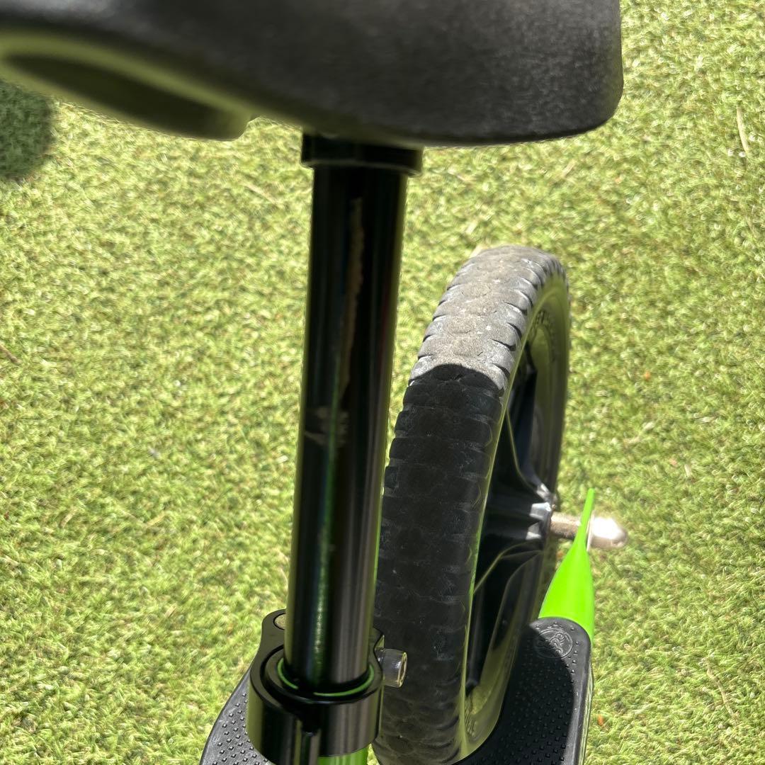 STRIDER バランスバイク グリーン 12インチ　※サドルクッションゲル付き