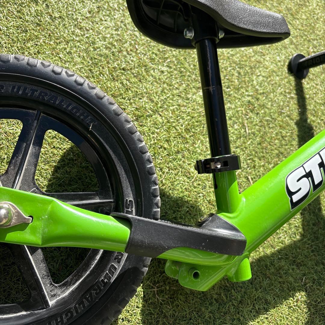 STRIDER バランスバイク グリーン 12インチ　※サドルクッションゲル付き