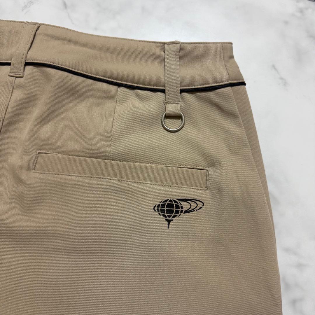 BEAMS GOLF ビームスゴルフ　プリーツ ラップキュロット　 S ベージュ