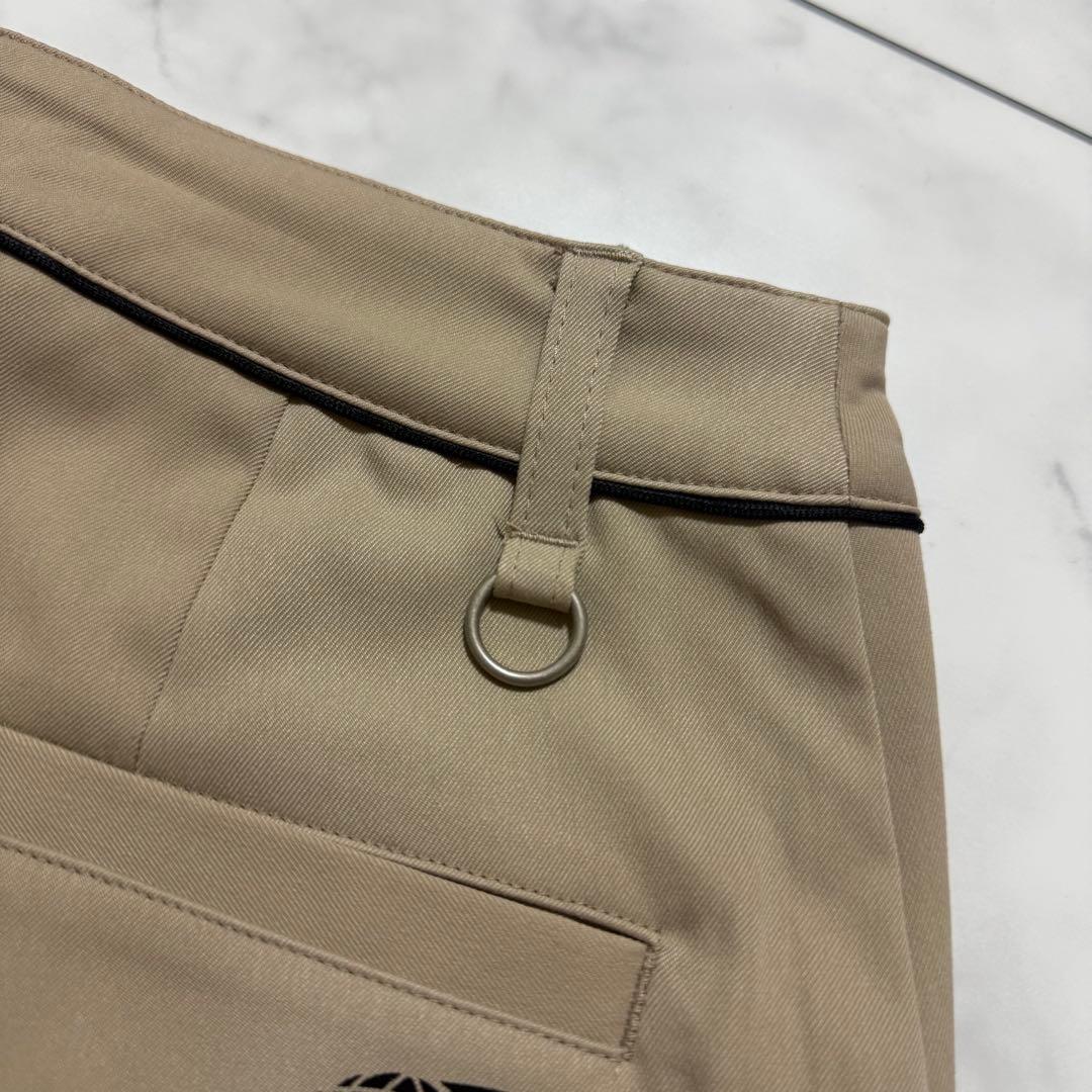 BEAMS GOLF ビームスゴルフ　プリーツ ラップキュロット　 S ベージュ