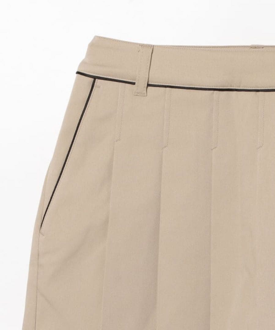 BEAMS GOLF ビームスゴルフ　プリーツ ラップキュロット　 S ベージュ