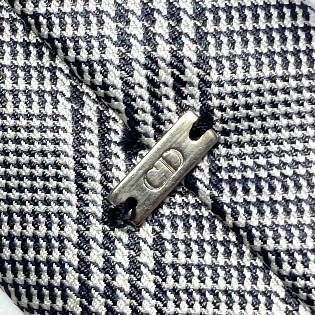 美品 Dior Homme ディオールオム エディ期 グレンチェックナロータイ