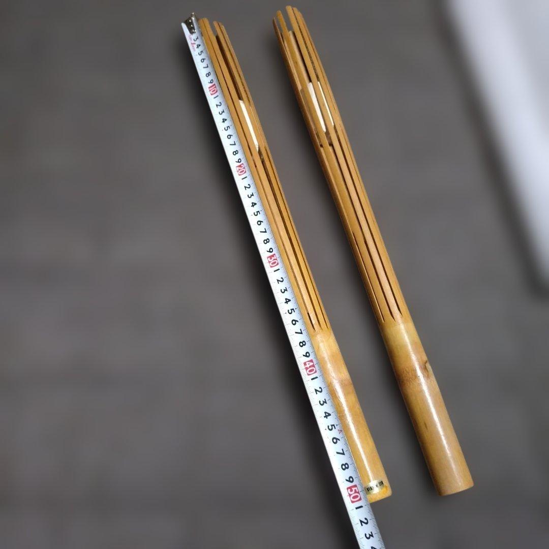フラダンス用竹製スティック2本セット