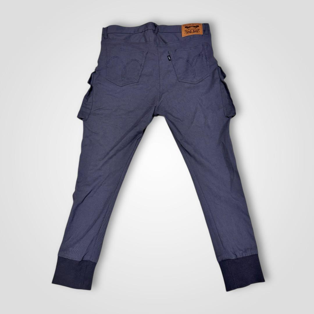 1572◆glamb グラム スキニーサルエルカーゴパンツ M グレー