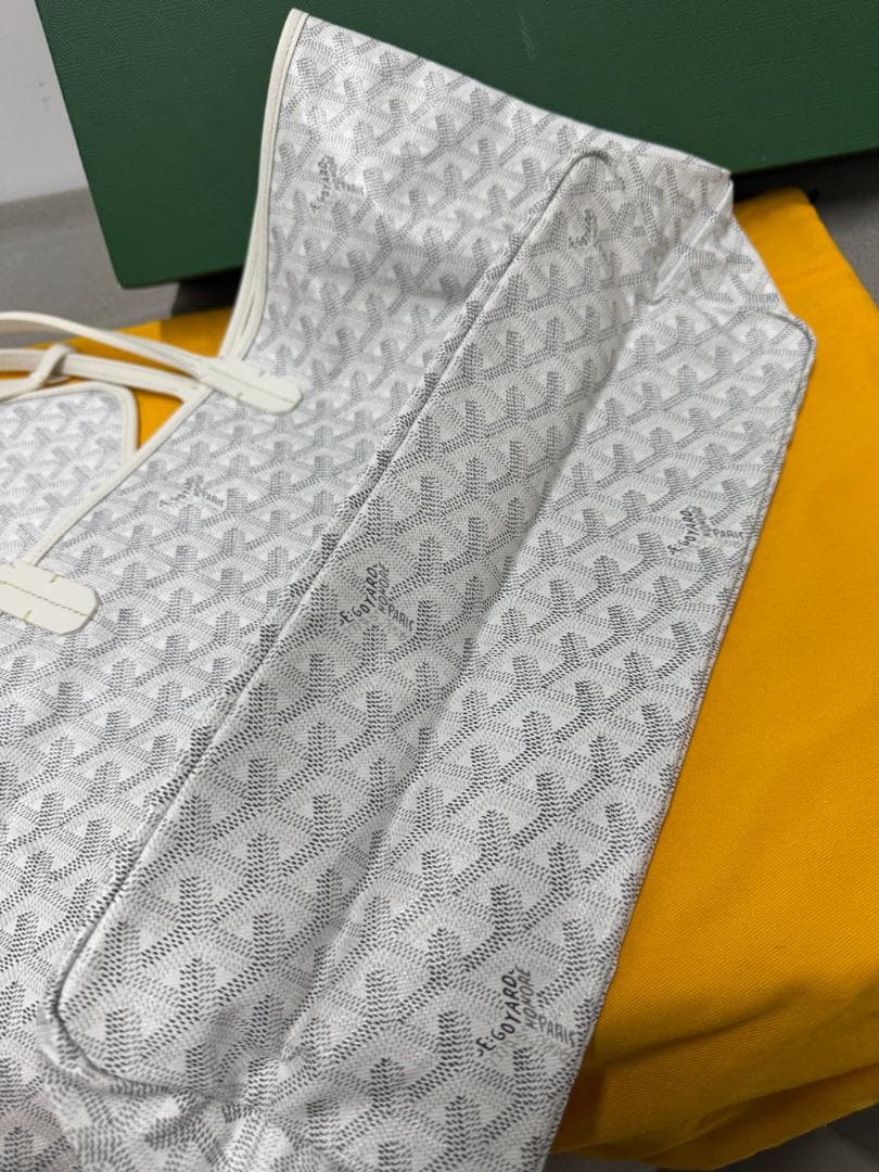 極美品 サンルイPM トート ホワイト ポーチ付き