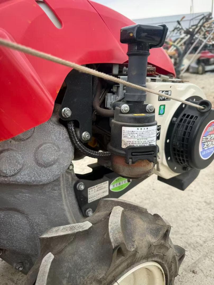 【福岡県みやま市】三菱 管理機 MMR600ガソリン 6.3馬力 約600ｍｍ