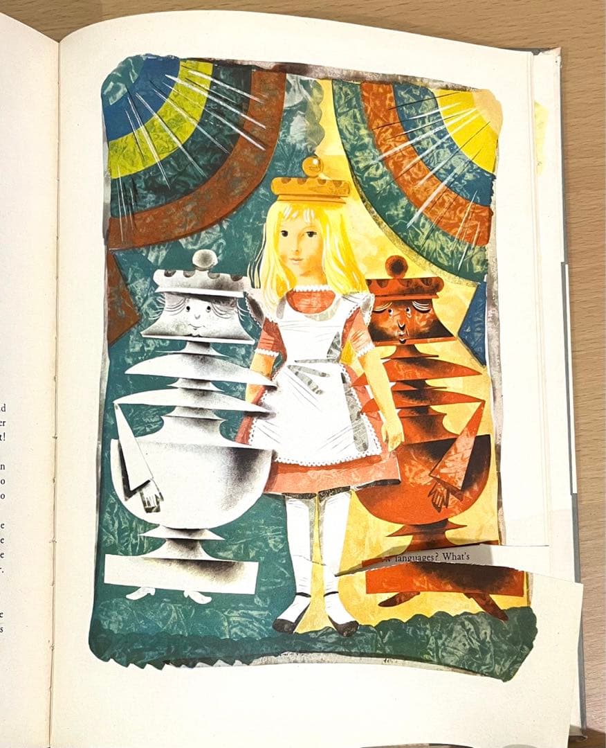 No.246 希少　古書 洋書 アンティーク 不思議の国のアリス・鏡の国のアリス