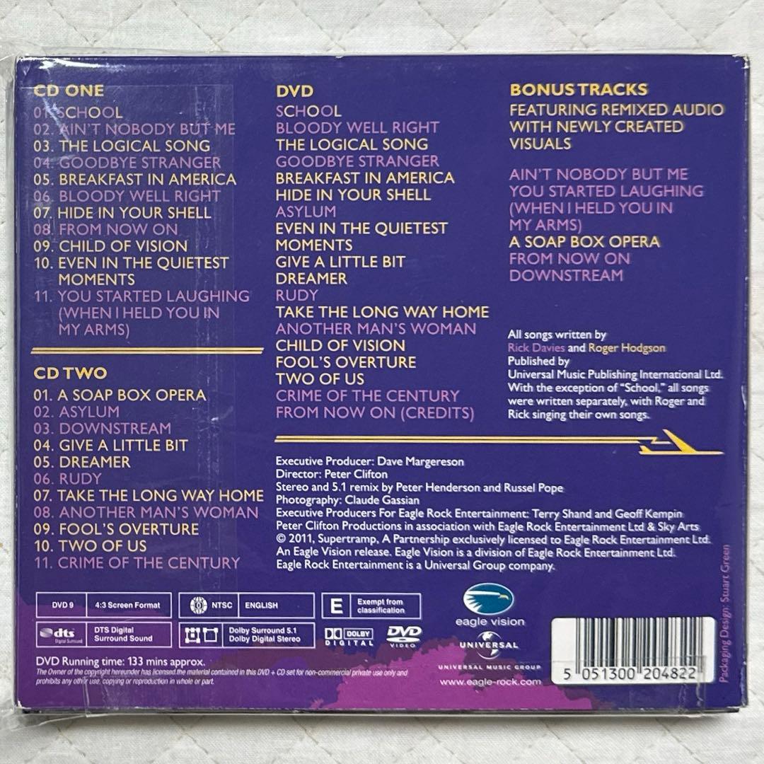 2CD＋DVD！SUPERTRAMP / LIVE IN PARIS '79