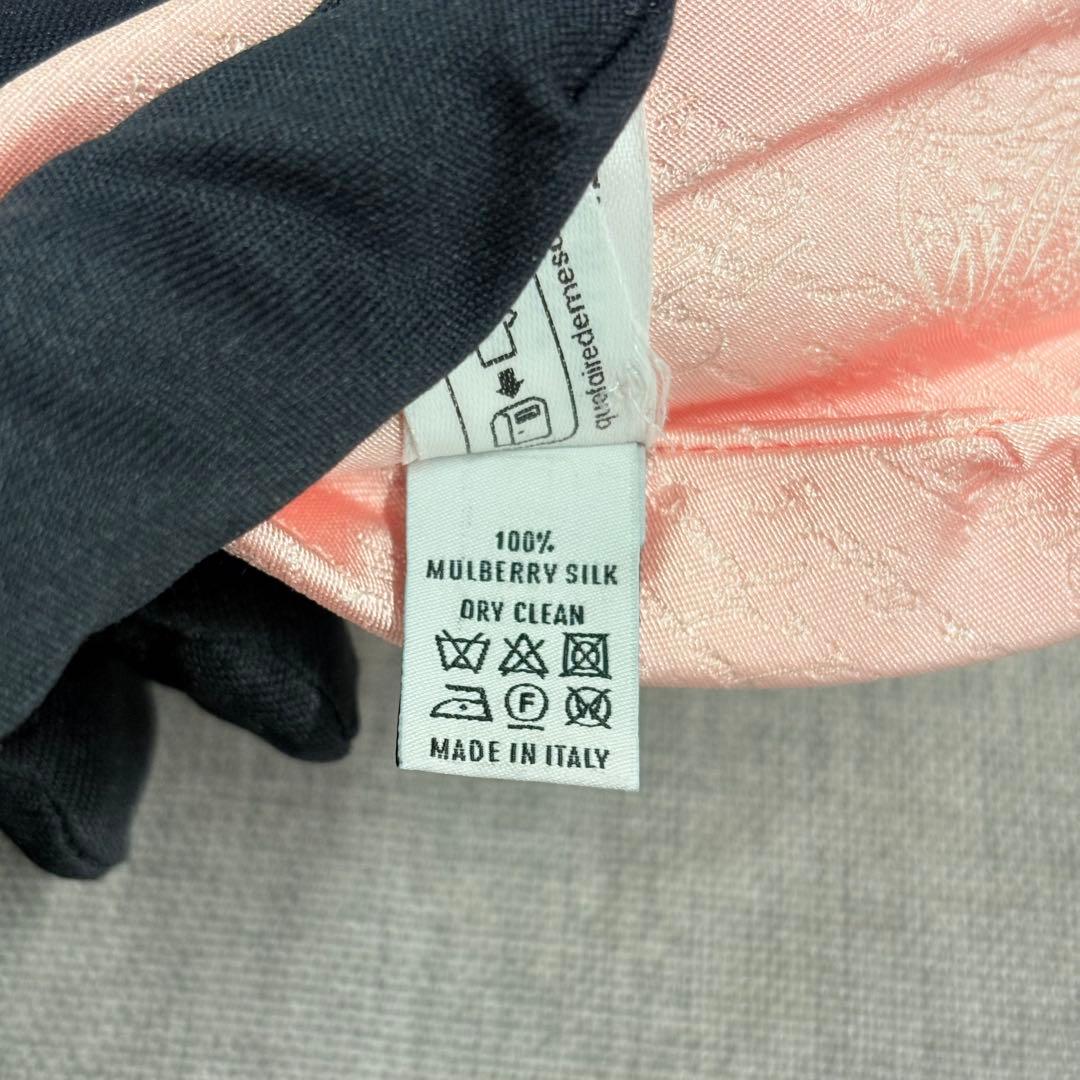 美品 Berluti ベルルッティ スクリット カリグラフィ シルク ネクタイ