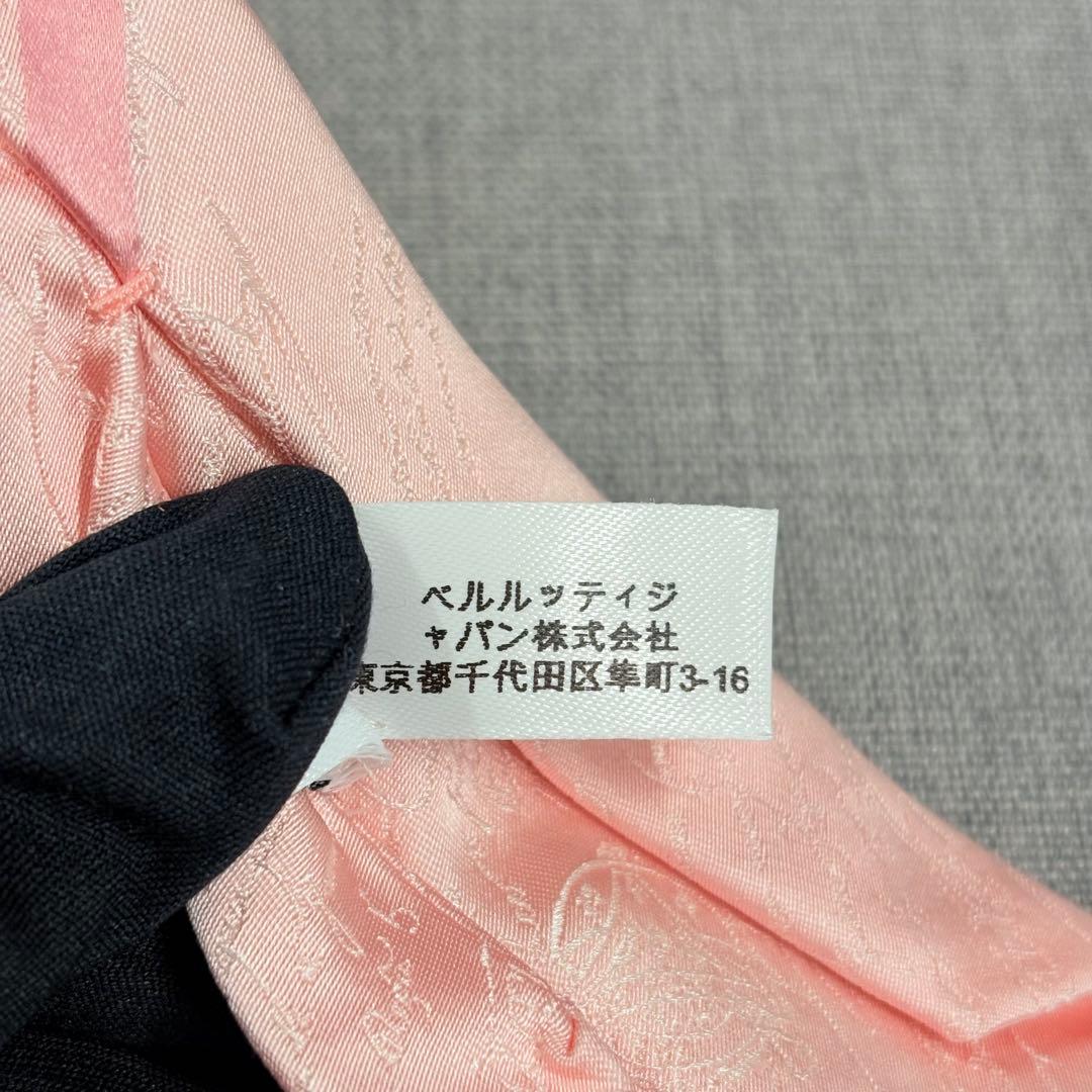 美品 Berluti ベルルッティ スクリット カリグラフィ シルク ネクタイ