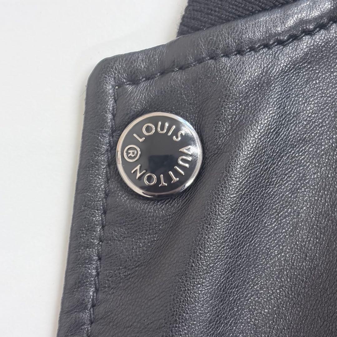 LOUIS VUITTON ルイヴィトン リバーシブル レザージャケット 48