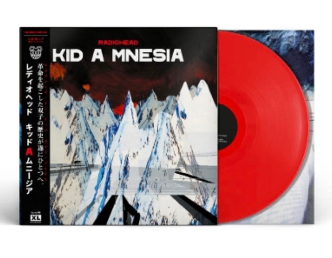 RADIOHEAD KID A MNESIA RED VINYL 初回限定帯付