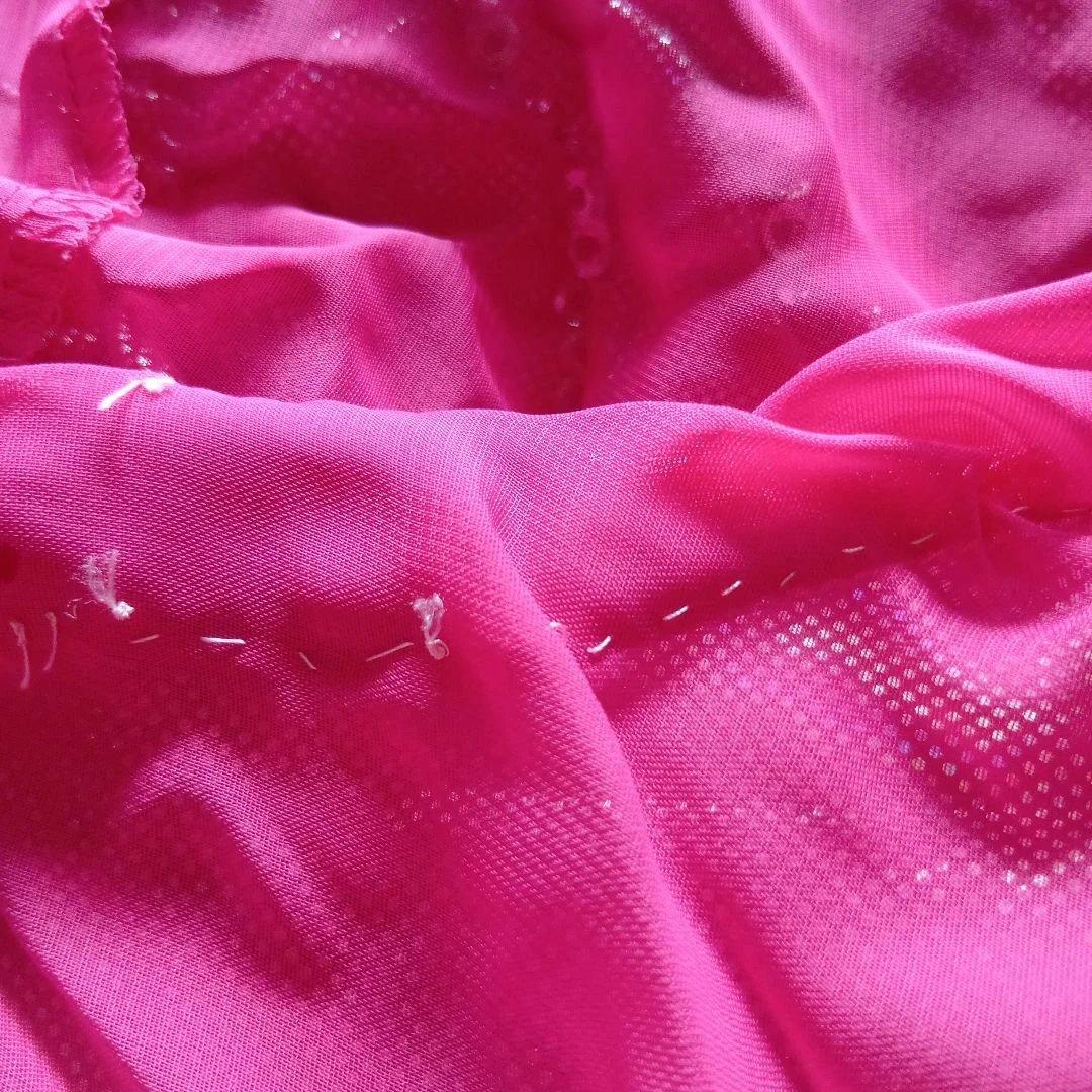 ピンク ベリーダンス セットアップ 衣装　3点セット　 スカートに、難点あり