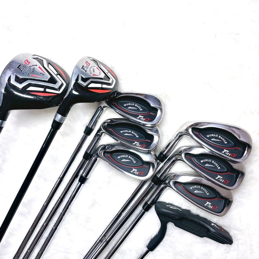 【レフティ✨美品】ワールドイーグル F-01α ９本 左 WORLD EAGLE