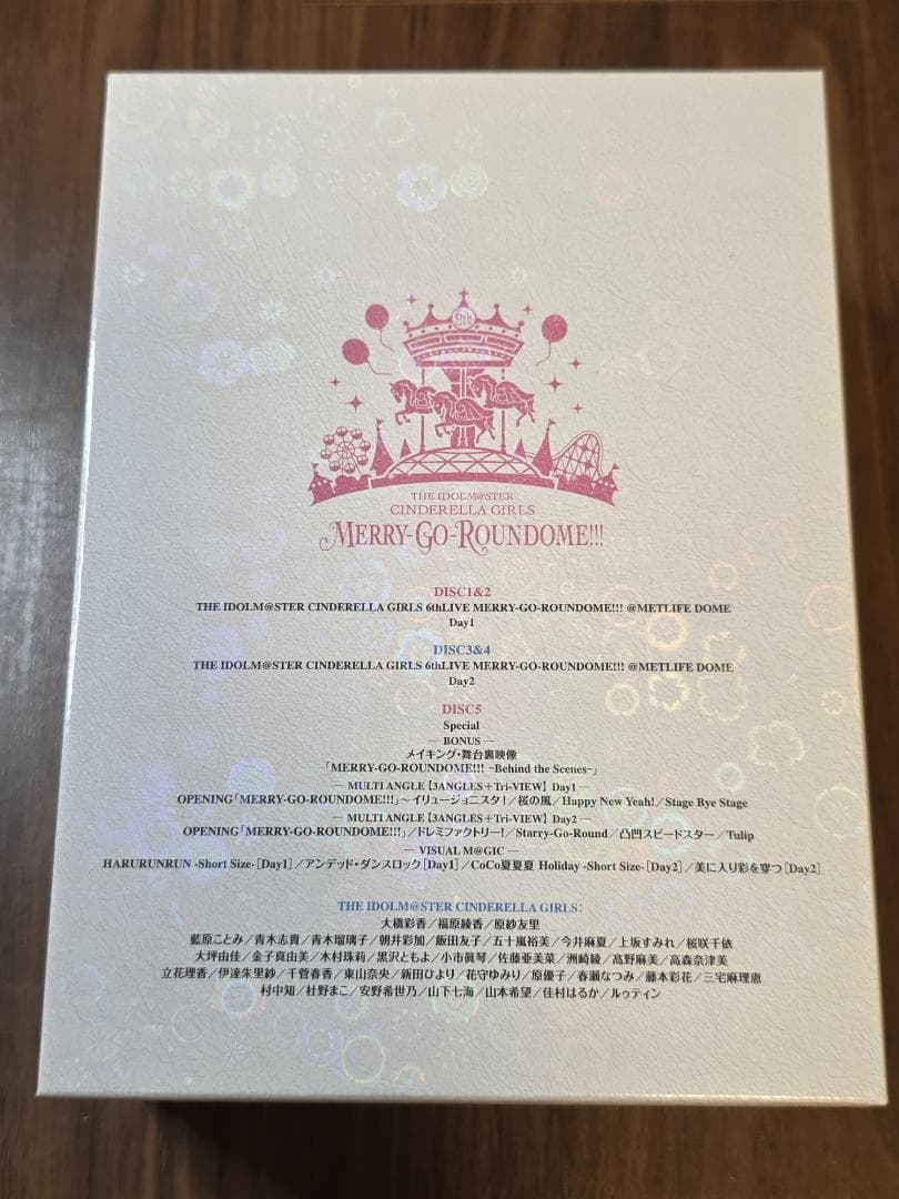 アイマスシンデレラガールズ6thLIVE MERRYGOROUNDOME