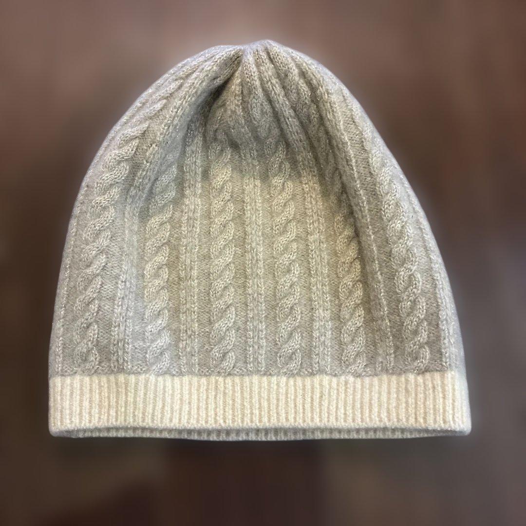 ぽこ様⭐︎フルラ　FURLA ニット帽　レディース　カシミヤ100%