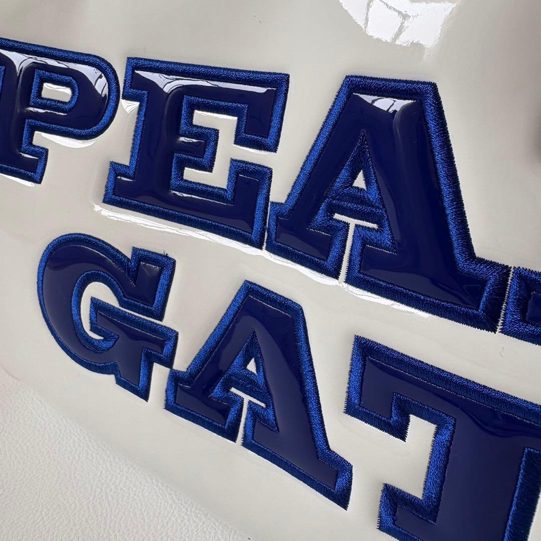 【超激レア】パーリーゲイツ　エナメル　ボストンバッグ　2way ブルー　ホワイト