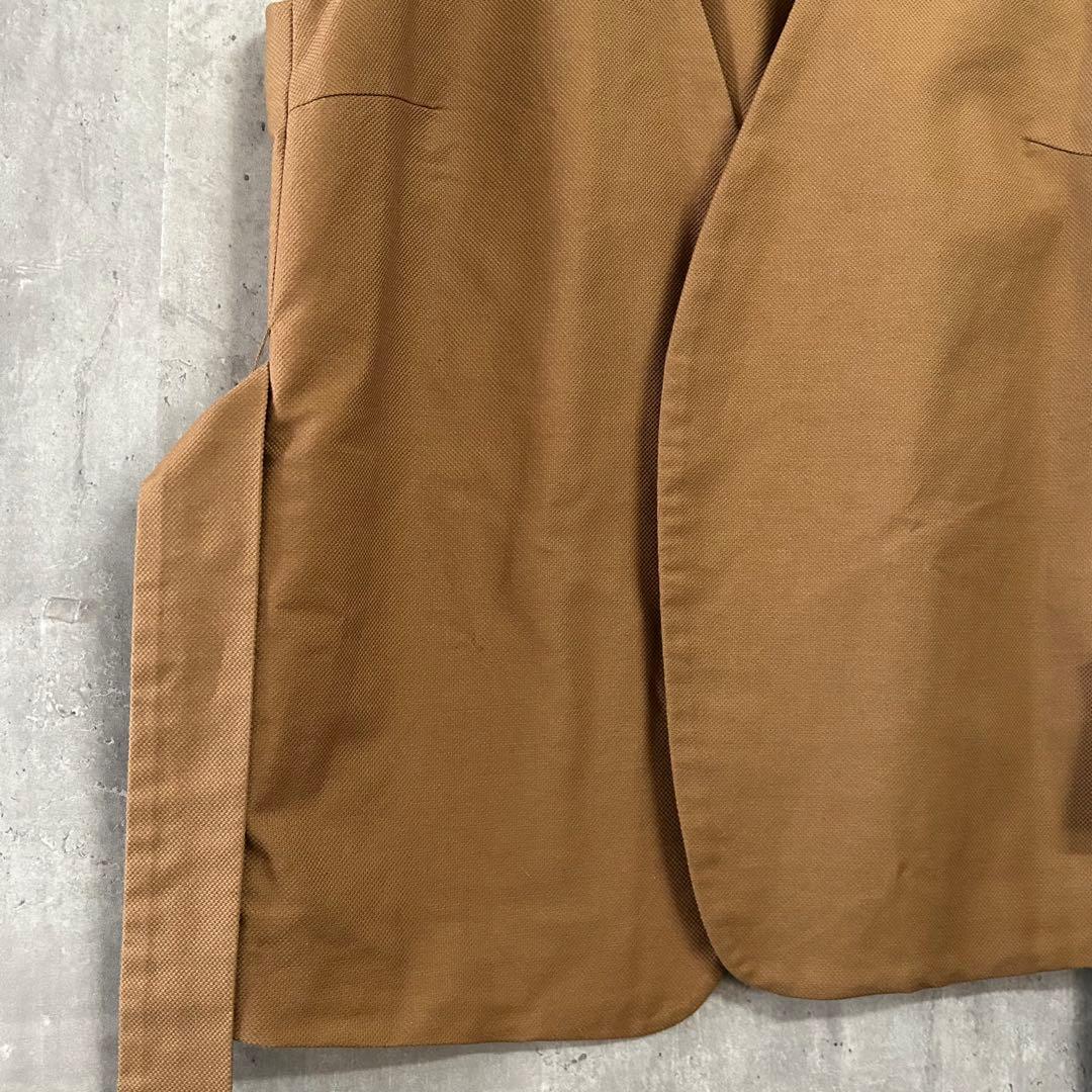 新品6ROKUBEAUTY&YOUTHベージュラップベストシンプルながら存在感