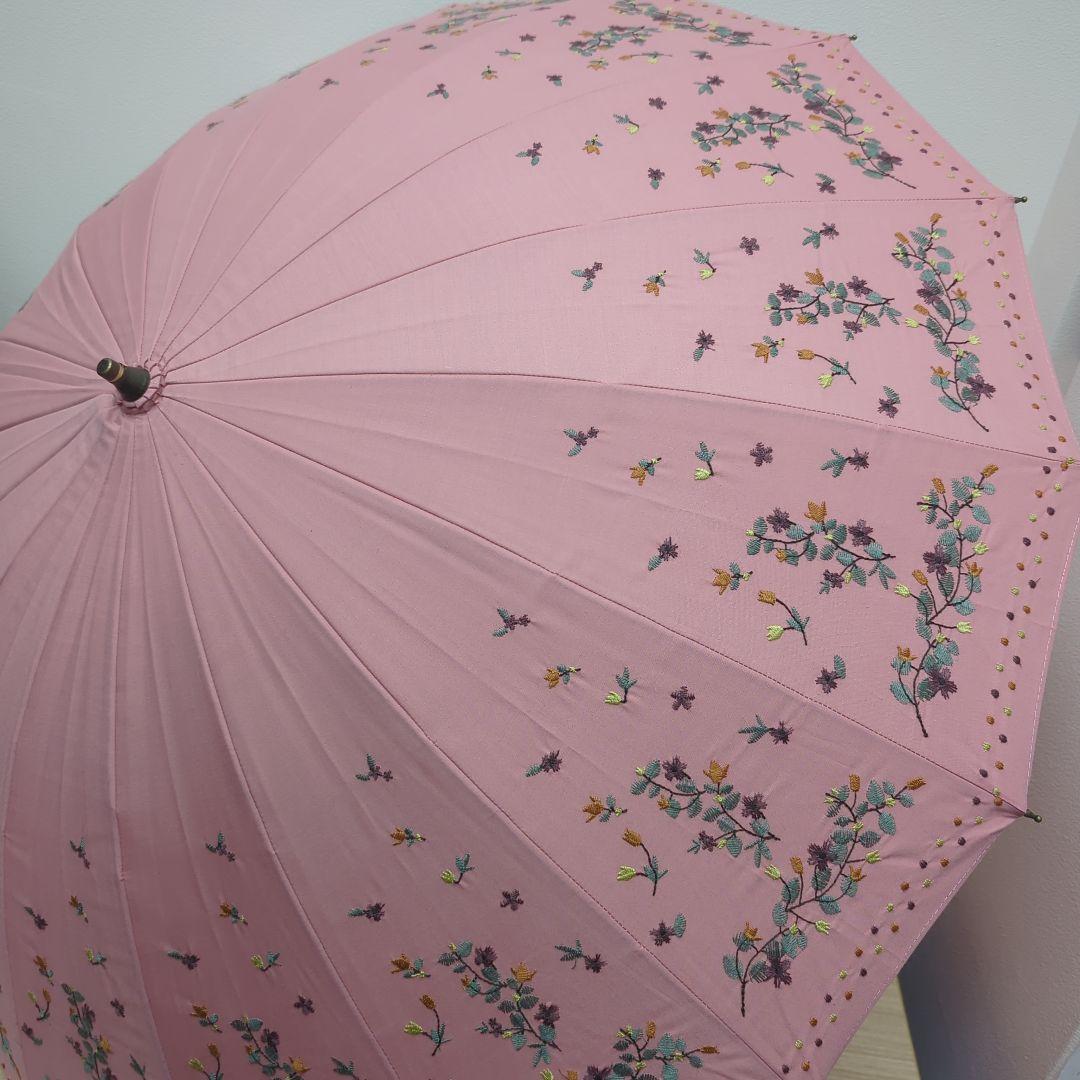 シビラ　晴雨兼用傘　長傘　ピンク系