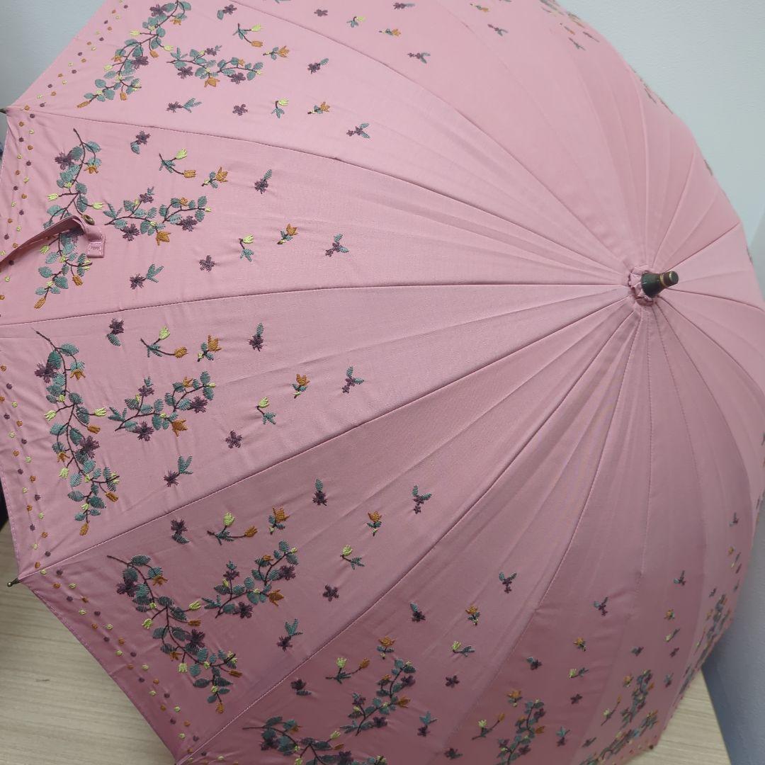 シビラ　晴雨兼用傘　長傘　ピンク系