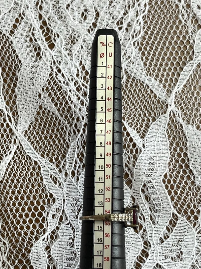 【早い者勝ち】英国 ビンテージ リング ルビー　925