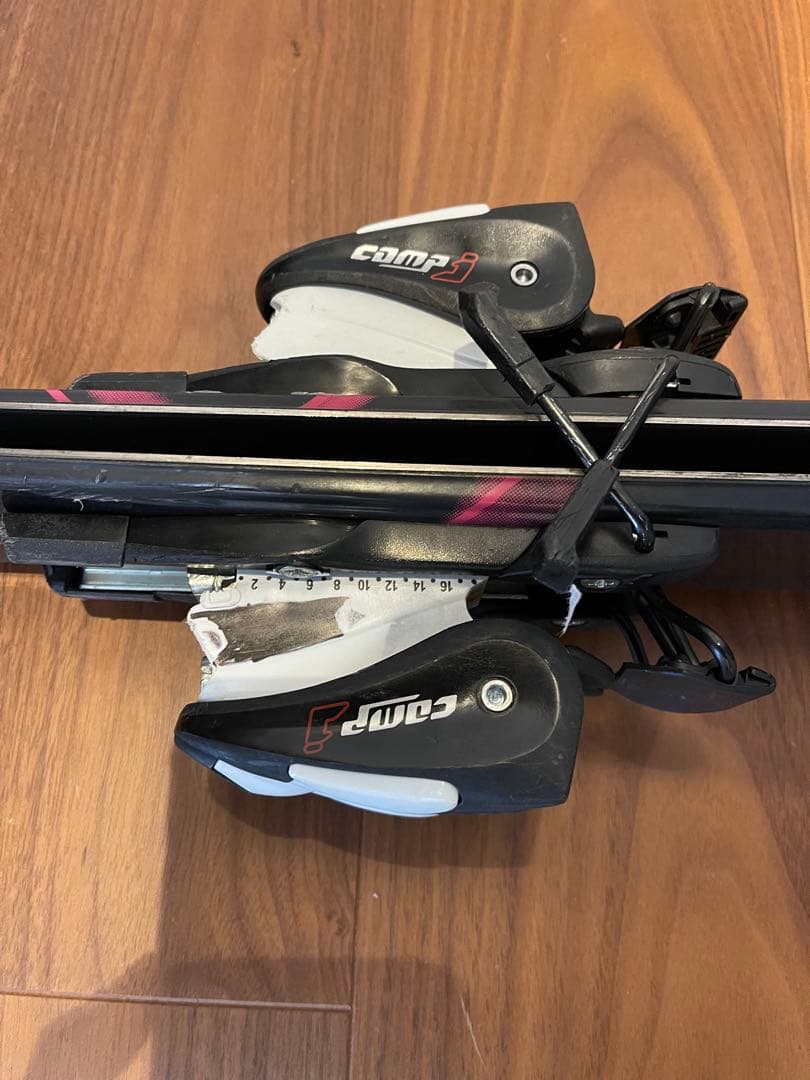 NISHIZAWA 子供用スキー板 120㎝　ストックセット ブラック ピンク