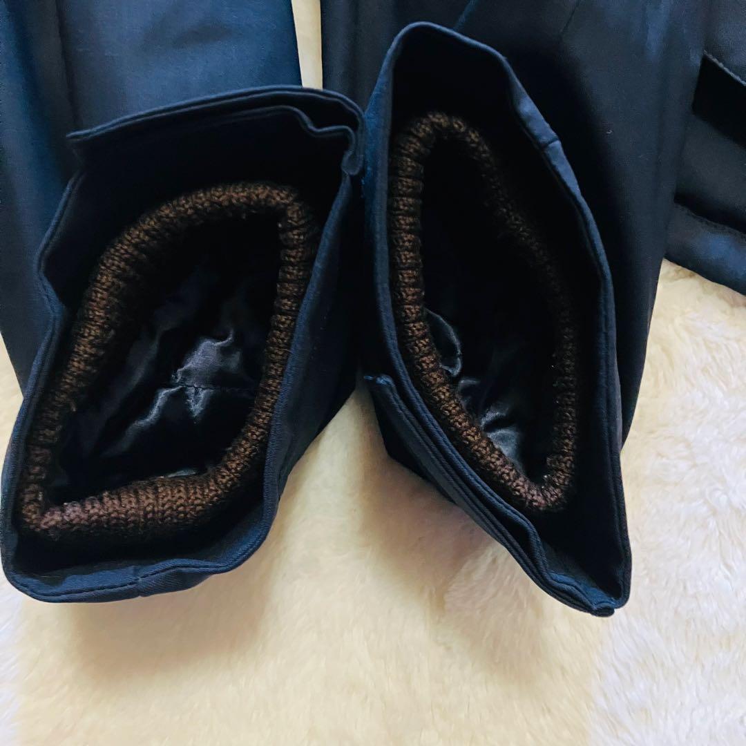 【le CHIC】ルシック　ロロピアーナストーム　ウールコート　ネイビー　M