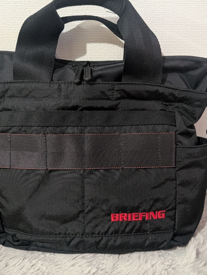BRIEFING 2WAY トートバッグ ブラック　／ゴルフ・デイリー