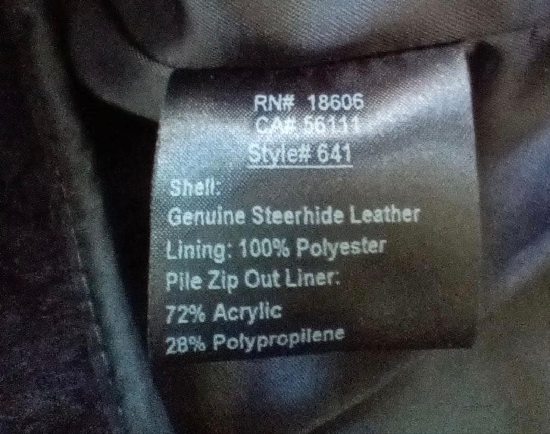 Schott 新型641シングルライダースジャケット 36 ライナーあり