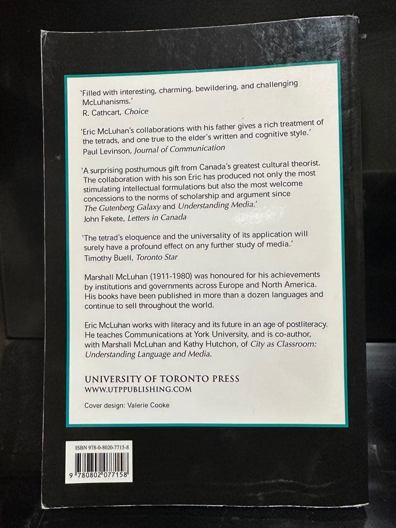 Laws of Media : The New Science（洋書）