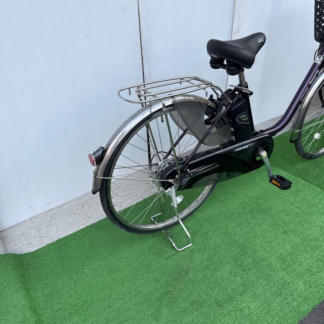 Panasonicパナソニック電動アシスト自転車26インチ8.9Ah ムラサキ