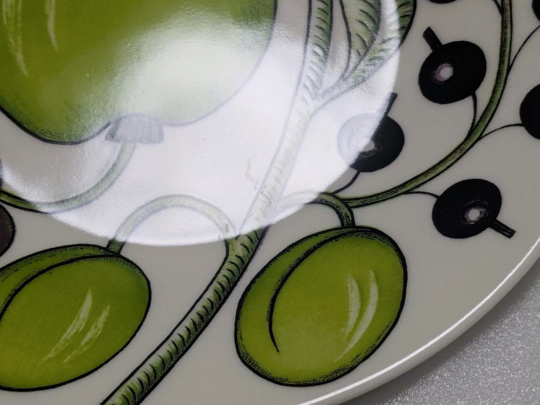 王冠ロゴ アラビア パープル パラティッシ　プレート16.5cm 2枚