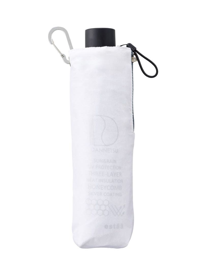 新品 estaa エスタ ハニカム断熱パラソル 60㎝ 折り畳み日傘 晴雨兼用