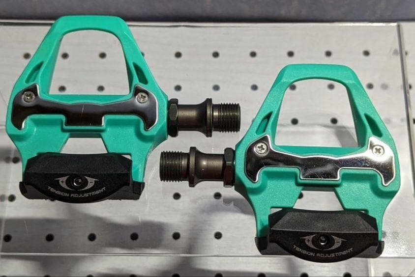 racework spd-sl ビンディングペダル　グリーン(チェレステ)　ペア