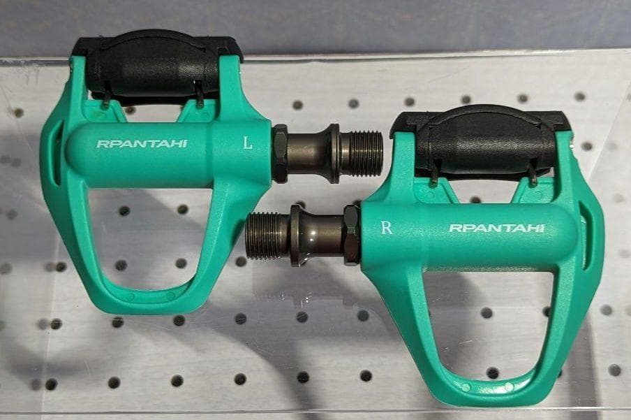 racework spd-sl ビンディングペダル　グリーン(チェレステ)　ペア