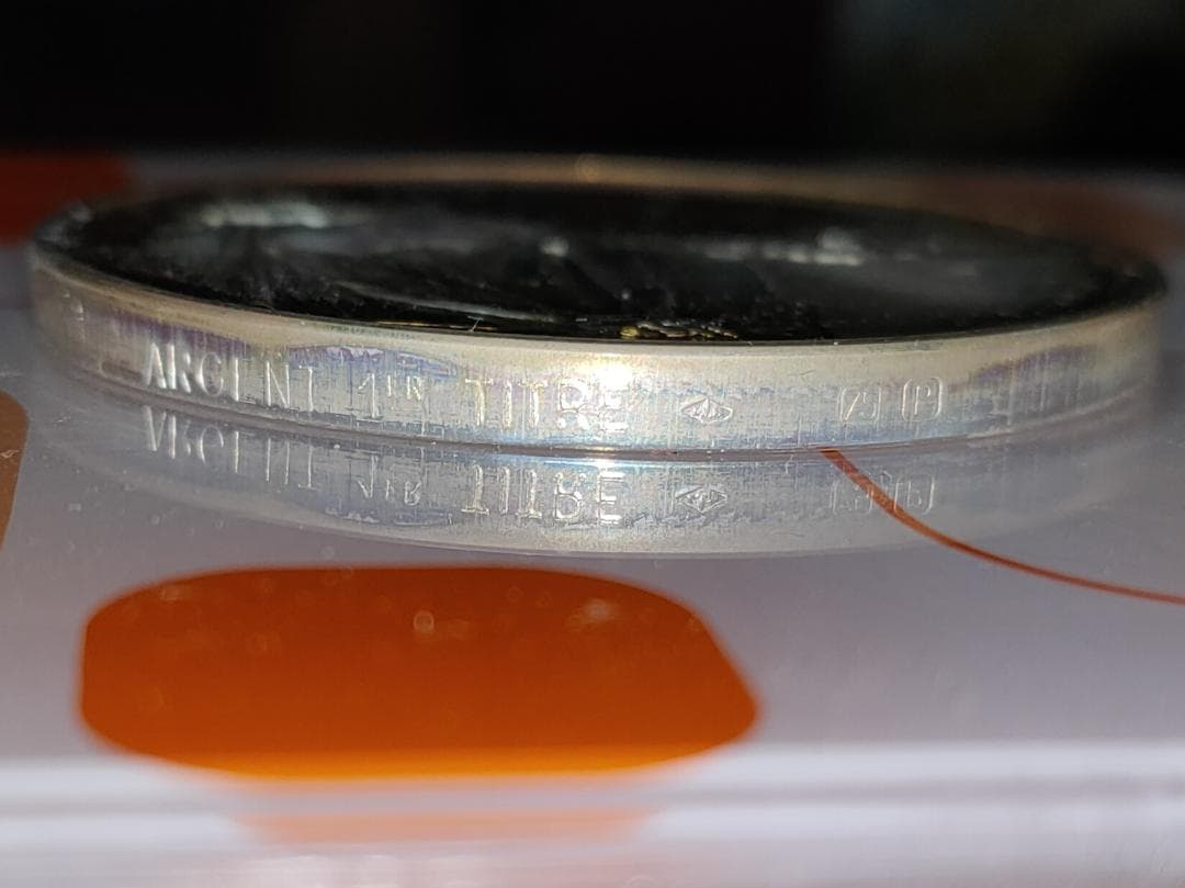 Franklin Mint フランスの銀貨La Mort de Marat