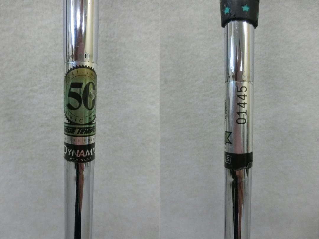b756タイトリストスペシャルグラインド限定ダイナミック50周年記念シャフト９本