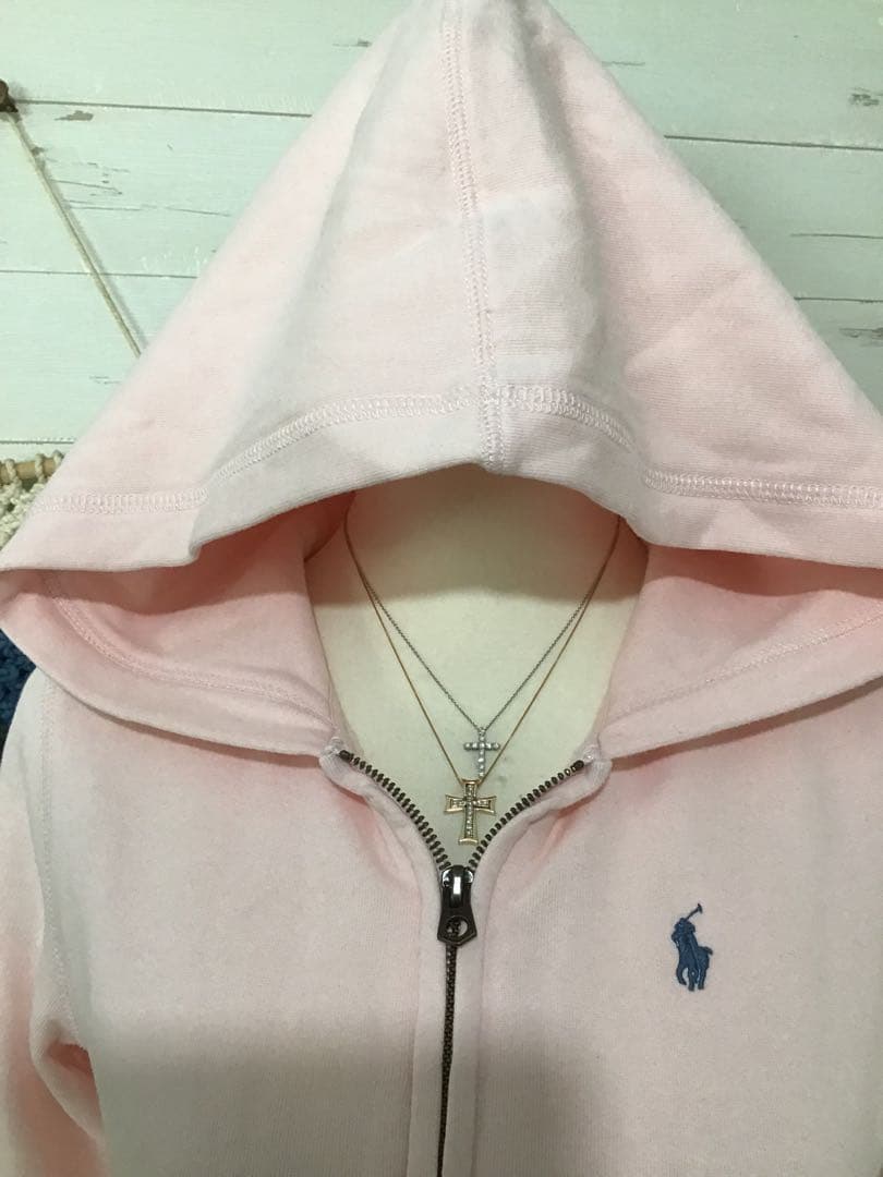 ★ポロラルフローレン★Y2K 平成ギャル 姫系 ポニー パーカー ピンク