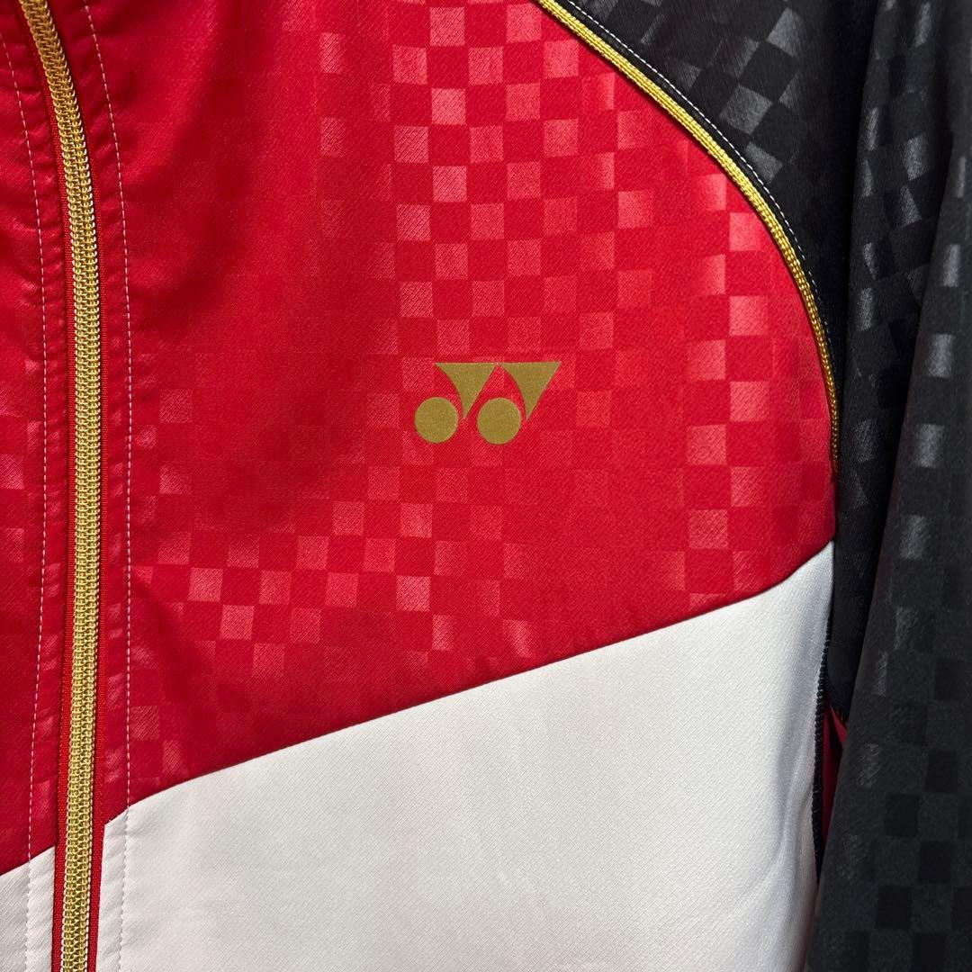 YONEX ウィンドブレーカー上下セット チェック柄ジャケット XO