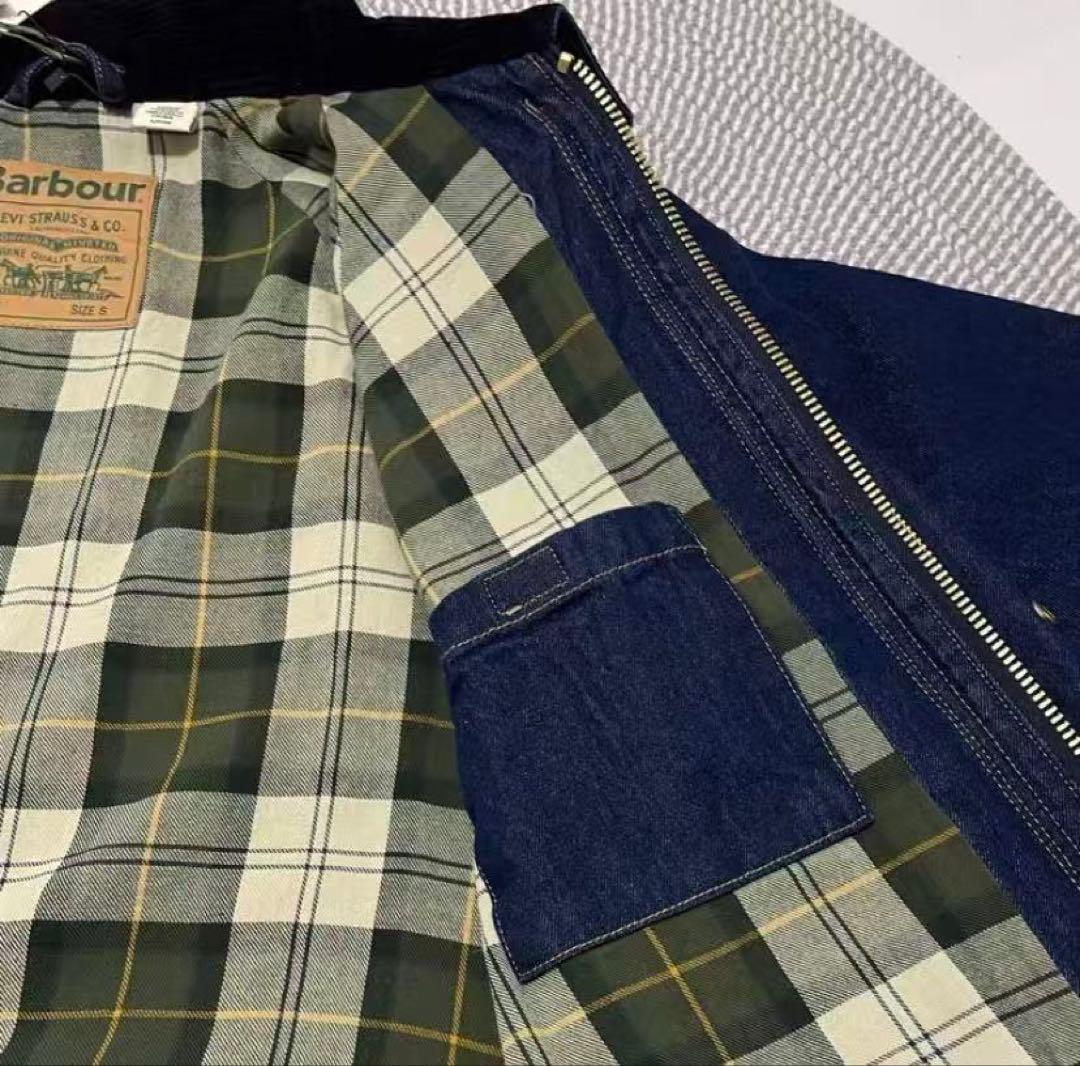 Barbour × Levi's コラボデニムジャケット、S
