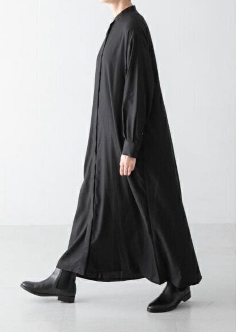 《8日限定お値下げ》かぐれ キュプラコットンシャツワンピース