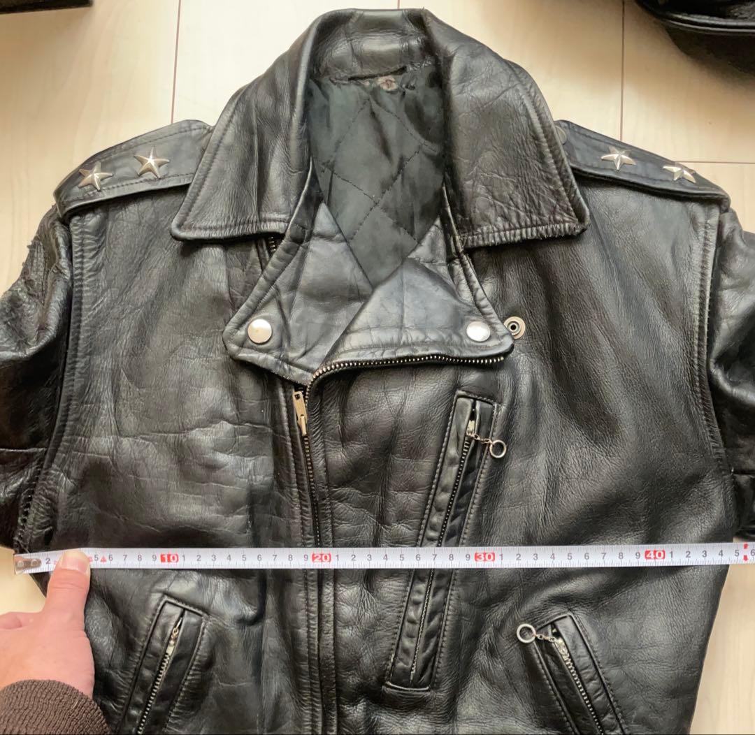 50s ビンテージ　レザーライダースジャケット