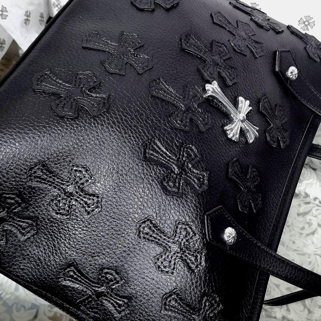 圧巻 19セメタリークロス & 1ポイントクロス レザー トートバッグ