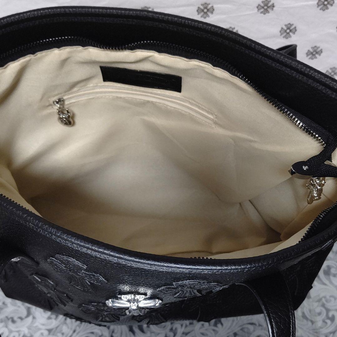 圧巻 19セメタリークロス & 1ポイントクロス レザー トートバッグ