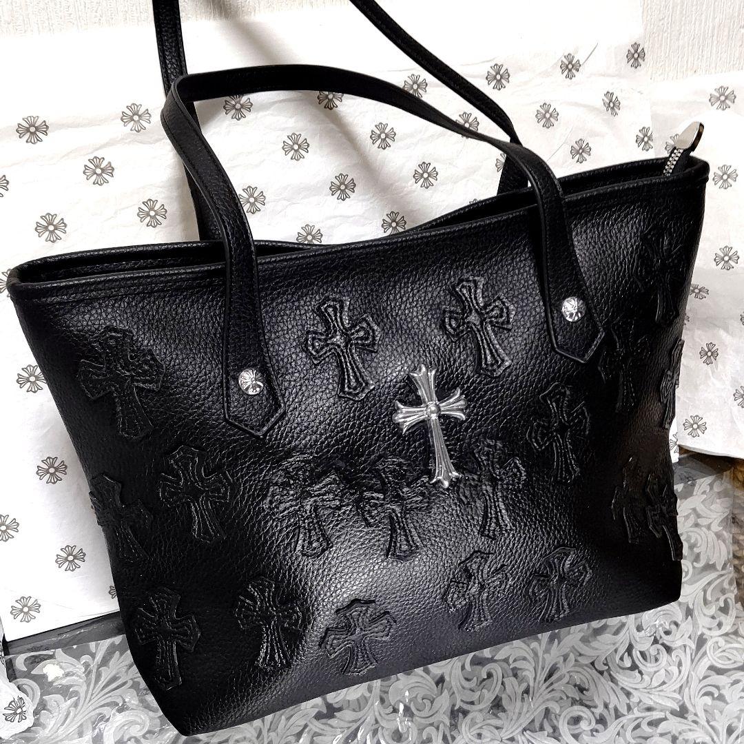 圧巻 19セメタリークロス & 1ポイントクロス レザー トートバッグ