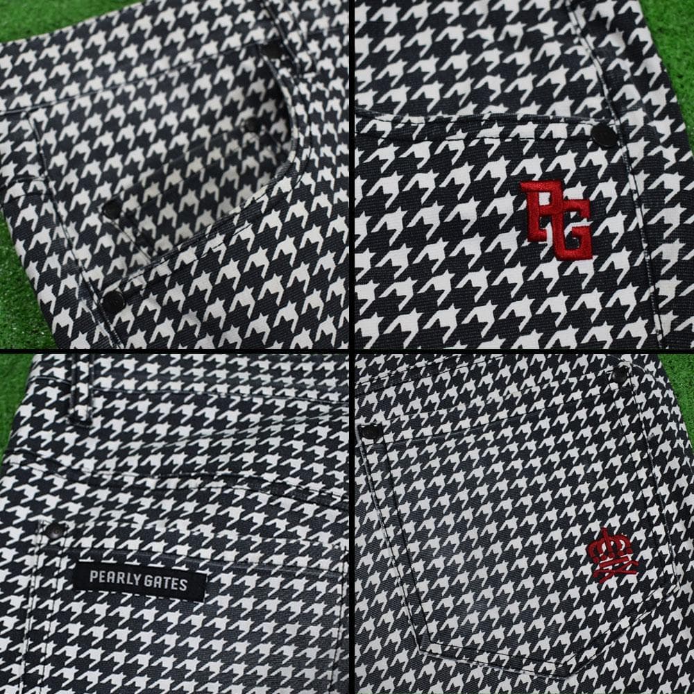 PEARLY GATES/パーリーゲイツ ゴルフパンツ【千鳥格子/6】中古！