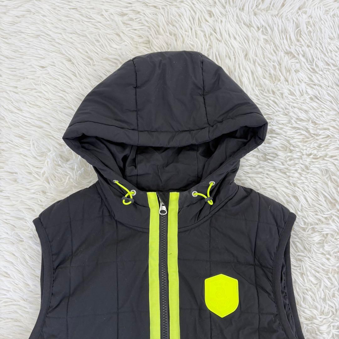 アルチビオ ダウンベスト メンズ ゴルフウェア Mサイズ ブラック フード