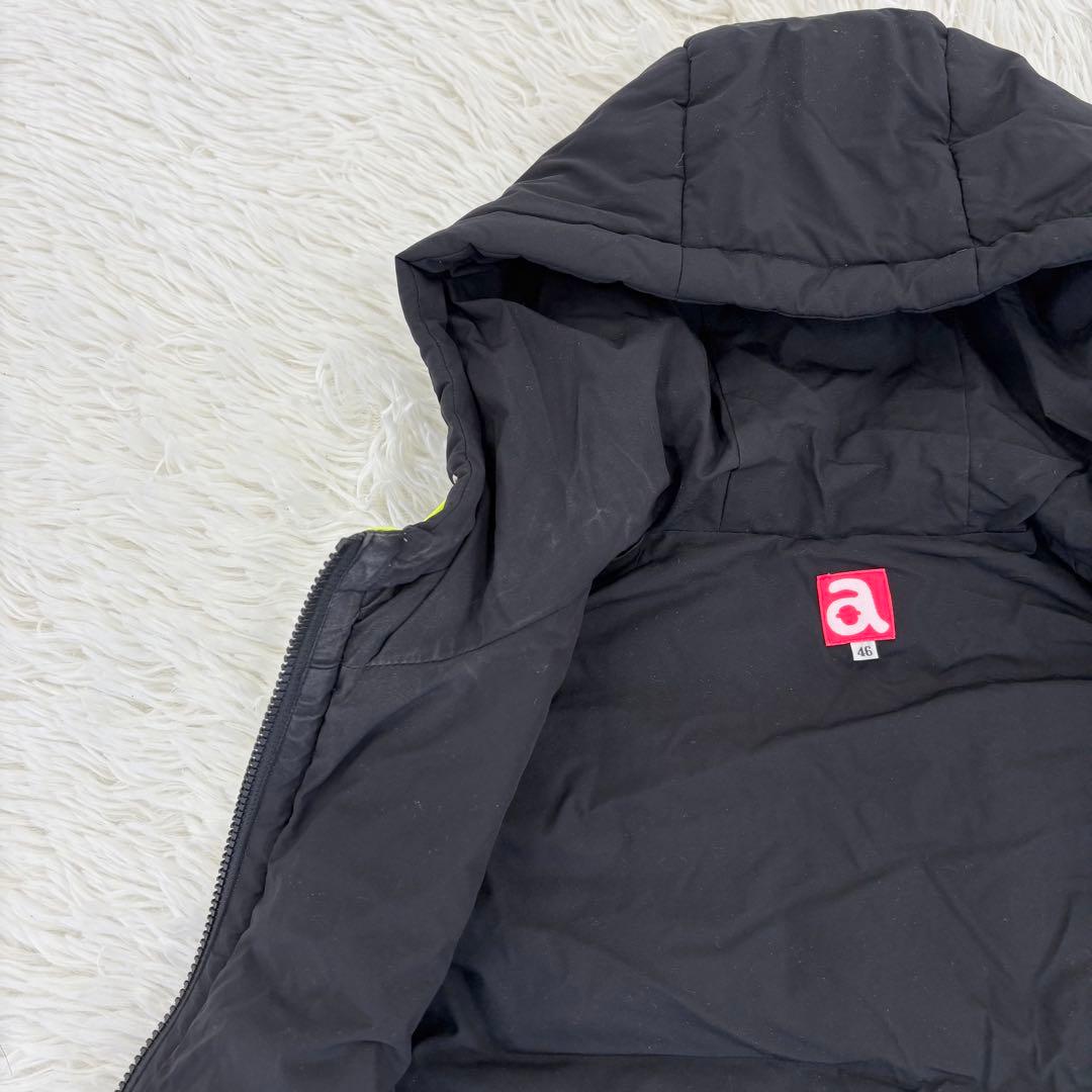 アルチビオ ダウンベスト メンズ ゴルフウェア Mサイズ ブラック フード