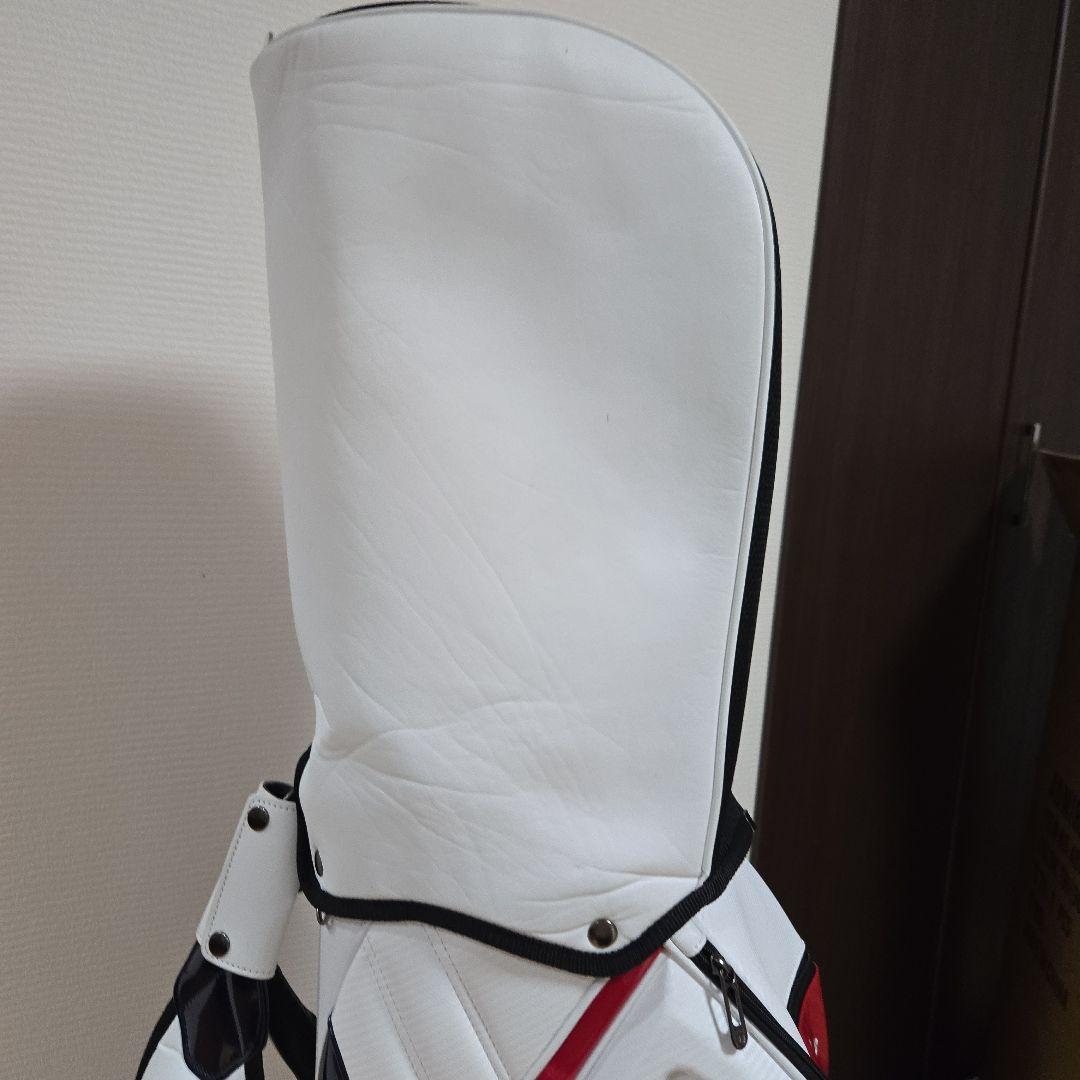 TaylorMade ゴルフキャディバッグ ホワイト/ネイビー/レッド　美品